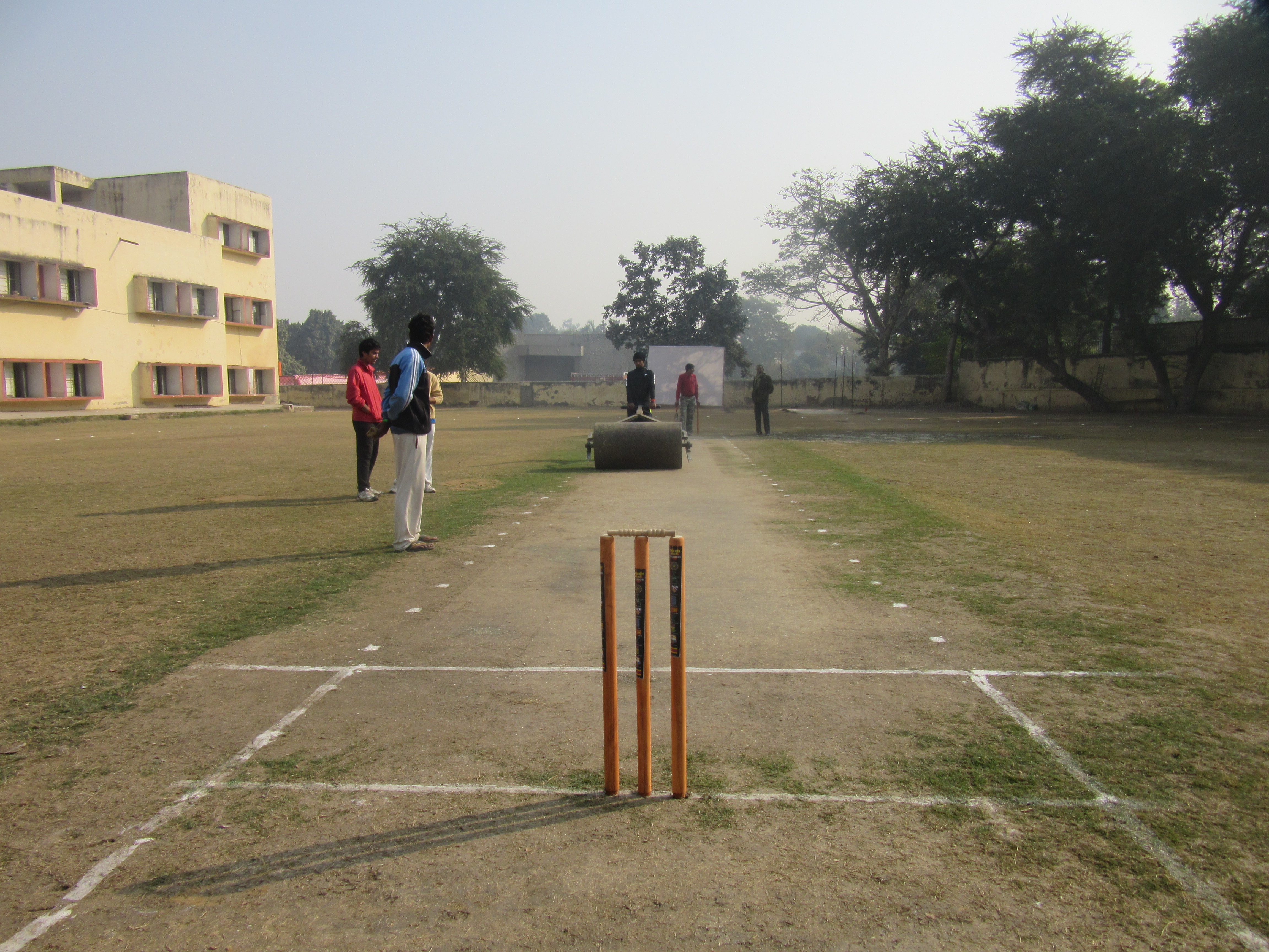 New Cricket Pitch Bhagwati Cricket Academy
